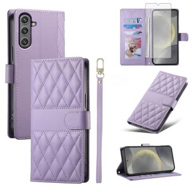 Imagem de Furill Capa carteira para Samsung Galaxy S24 Plus/S25 Plus S24+ S25+ 5G com protetor de tela de vidro temperado Slots Folio Purse Capa de telefone S24Plus 24S + S 24 24+ S25Plus 25S 25+ SM-S936U