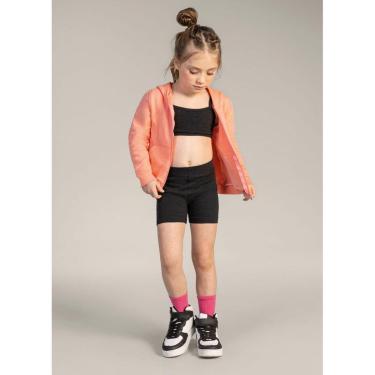 Imagem de Jaqueta básica infantil menina em moletom Brandili-Feminino