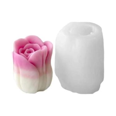 Imagem de Molde De Silicone Tulipa Para Velas Aromáticas Artesanais, Resina, Bis