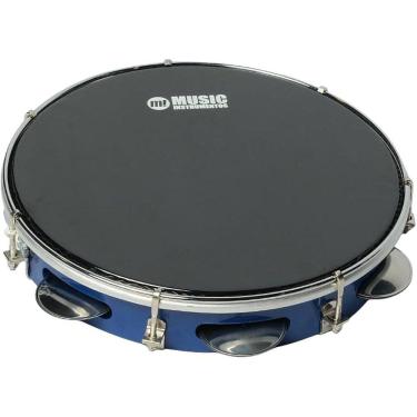 Imagem de Pandeiro Phx 10 Azul Pele Preta
