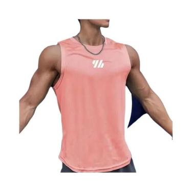 Imagem de Camiseta Regata Masculina De Malha Sem Mangas Para Academia, Verão, Al