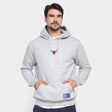 Imagem de Moletom NBA Chicago Bulls Mini Logo Soft Capuz Masculino-Masculino