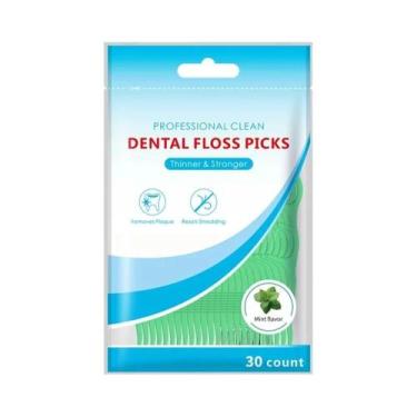 Imagem de Fio Dental De Menta 100 Unidades Para Casa, Estojo De Viagem 50 Unidad