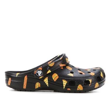Imagem de Sandália Infantil Crocs Classic Food Print Masculina-Masculino