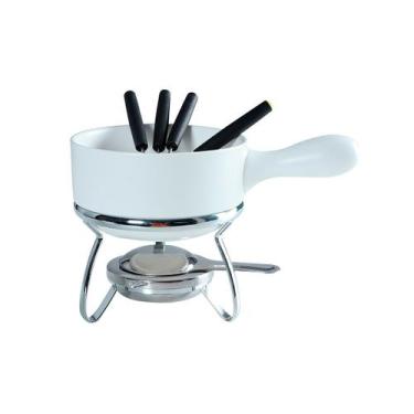 Imagem de Fondue Cerâmica 7 peças Branco 850ml -Fracalanza, 3 meses por defeito 