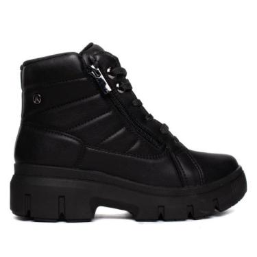 Imagem de Coturno Feminino Kolosh Napa Tratorado Preto, Preto, 36