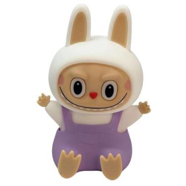 Imagem de Luz De Led Colorida Luminaria Infantil Monstrinho Recarregavel Cor:ROX