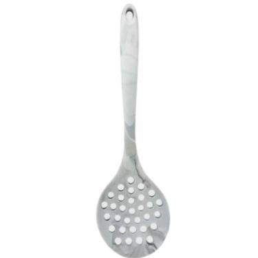 Imagem de Escumadeira De Silicone Marmore Utensilios De Cozinha Yazi