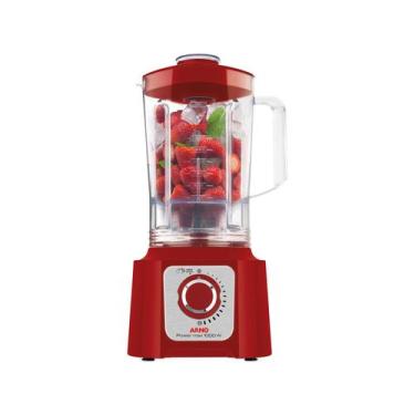 Imagem de Liquidificador Arno Power Max 1000W 15 Velocidades LN54, Vermelho, 220