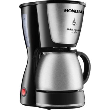 Imagem de Cafeteira Elétrica Mondial Dolce Inox Arome C-34 15 Xícaras Aço Inox 800W 110V