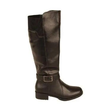 Imagem de Bota mooncity 72113 cano alto, Marrom, 35