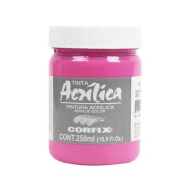 Imagem de Tinta Acrilica P/ Tela 250ml Corfixg1 061- Laca Rosa