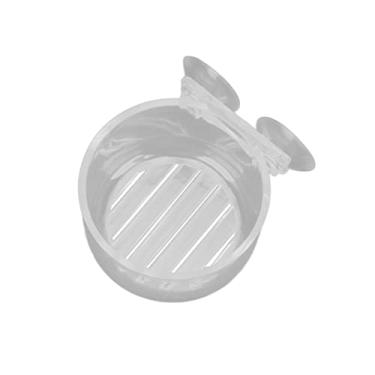 Imagem de Alimentador de Minhocas Vermelhas, Cone de Aquário Material Premium Transparente Alimentador de Minhocas Vermelhas com Sucção para Peixes Tropicais