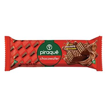 Imagem de Piraquê Wafer Recheio E Cobertura Chocolate Chocowafer Pacote 100 8G
