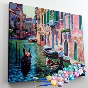 Imagem de MAUE ART STORE - Kit de Pintura Terapêutica - Gôndolas de Veneza