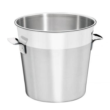 Imagem de Balde para Garrafas Tramontina Cosmos em Aço Inox Fosco com Borda em Brilho 20 cm 5,2 L Tramontina