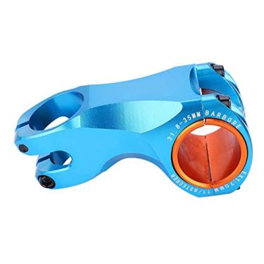Imagem de Haste de bicicleta de montanha de liga de alum¨ªnio,haste de tubo de bicicleta -17 graus para garfo dianteiro diametro 28,6 mm, diametro da haste 31,8 mm ou 35 mm(Blue), Acess¡§?rio de guid?o mont