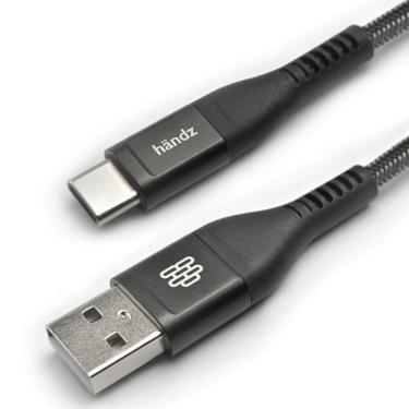 Imagem de Cabo USB-C Ultra 1,5m Reforçado Nylon Preto - Händz