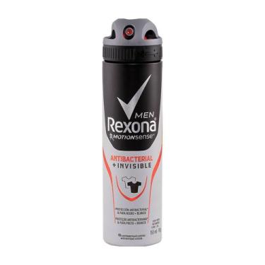 Imagem de Desodorante Spray Rexona Men Antibacterial Invisible 48H 90G