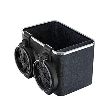 Imagem de XGZ Porta-copo com armazenamento, suportes copo automotivos armazenamento apoio braço suporte copo água suporte multifuncional para carro preto