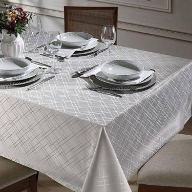 Imagem de Toalha De Mesa Retangular 140X210 Jacquard Requinte Dohler