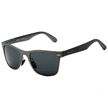 Imagem de Oculos de Sol Masculino Square Retro VEITHDIA com Proteção Uv400 Polarizados Anti-Reflexo VT2140 (C4)