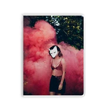Imagem de Diário de capa macia Pink Fog Head Girl Florestal Science Nature Scenery