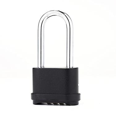 Imagem de Bloqueio de senha pesado para ambientes externos, feixe de bloqueio estendido de 4 posições, porta externa, à prova d'água e à prova de ferrugem