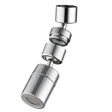 Imagem de 720 ° Filtro de cabeça de torneira de respingo universal de água borbulhador de torneira aerador de cozinha pulverizador de economia de água de torneira, 1080 dentes internos