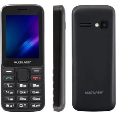 Imagem de Celular Multilaser Zapp Kaios Dual Chip 4Gb Preto P9161