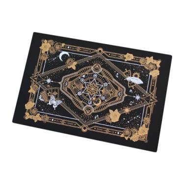 Imagem de YIJU Tapete de corte de costura multiuso tapete de mesa profissional artesanato placa de corte para couro ferramenta diy, Ouro Preto 44x30cm