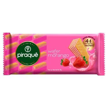 Imagem de Biscoito Piraquê Wafer Sabor Morango 100g