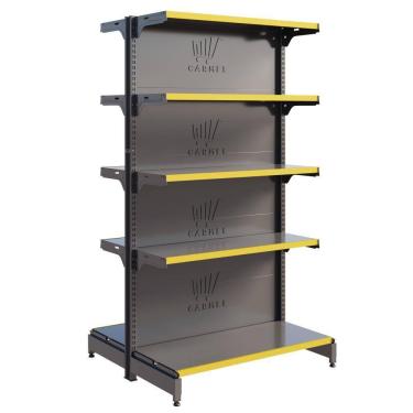 Imagem de Gôndola Fit 40 Centro 1 Inicial 2,02m Comercio Farmácia Loja - Amapá