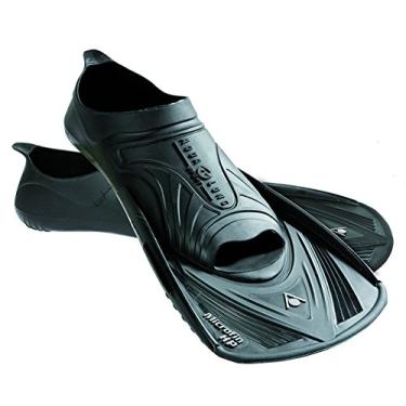 Imagem de Training Gear Microfin Nadadeiras, Masculino e Feminino, Preto/Verde, 32-33