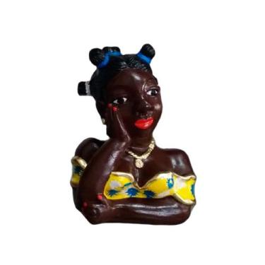 Imagem de Mini Boneca Namoradeira Coque Black Decorativa Amarela - Retrofenna De