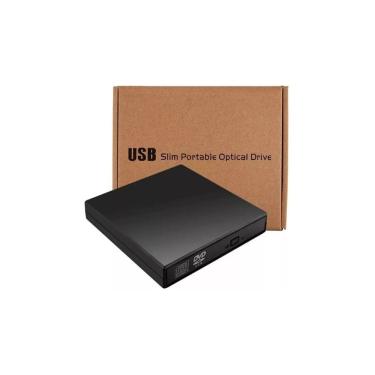 Imagem de Gravador de CD externo/leitor de DVD USB 2.0 Slim para PC