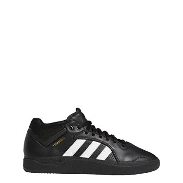 Imagem de adidas Originals Tênis de skate masculino Tyshawn Split Block Performance, Núcleo preto/nuvem/preto, 36