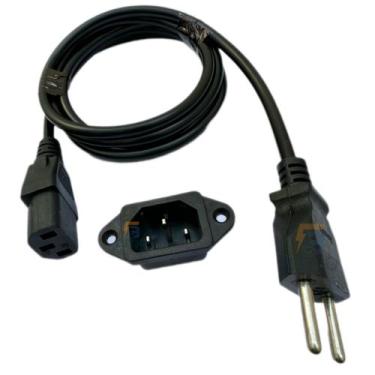 Imagem de Conector Soquete + Cabo de Força para Panelas Elétricas Fun Kitchen - 