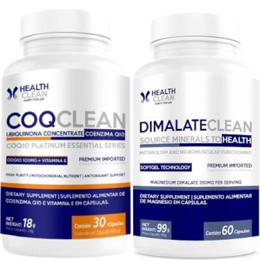 Imagem de Magnésio Dimalato Dimalateclean + Coenzima Q10 Coqclean - Health Clean