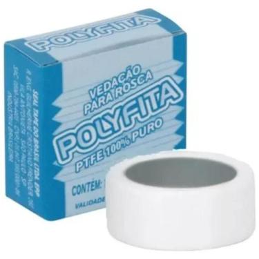 Imagem de Fita Veda Rosca Polifyta Teflon 12mmx25m 2 UNIDADE - Seal Tape