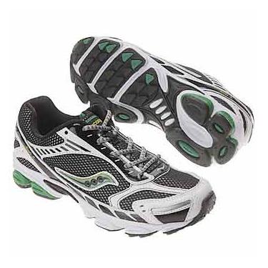 Imagem de Saucony Tênis infantil Little Kid Ride 2, Preto/branco/verde, 11 Little Kid