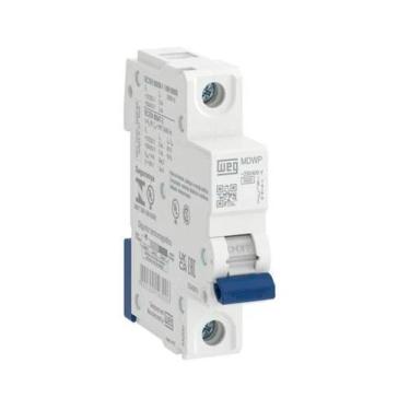 Imagem de Disjuntor unipolar 63a curva c mdwp mini din c63 - WEG