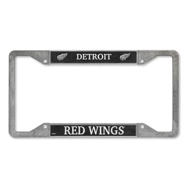 Imagem de Rico Industries Moldura para placa de licença NHL Hockey Detroit Red Wings de estanho 30,48 cm x 15,24 cm