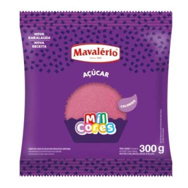 Imagem de Açúcar Cristal Rosa 300g - Mavalério - MAVALERIO