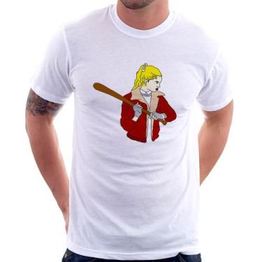 Imagem de Camiseta Baseball Girl - Foca na Moda, Branco, GG