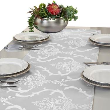 Imagem de Caminho Trilho De Mesa Decorativo 1,80m X 0,40m Jacquard - Actual Deco