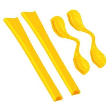 Imagem de BLAZERBUCK Kits de meias de substituição para óculos de sol Oakley Radar Path OO9051/Radar Edge OO9184/Radar Range OO9056/Radar Pitch OO9052/Radar XL - Amarelo