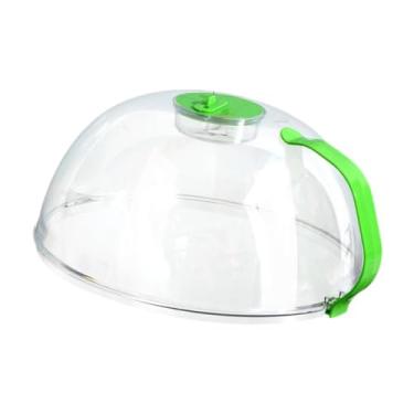Imagem de Ioensy Capa para placa de micro-ondas, cobertura para respingos de micro-ondas, mantém o forno limpo, à prova de poeira, para comida, mesa de jantar, Verde
