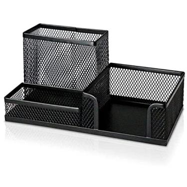 Imagem de Porta Lapís, Caneta, Clips, Lembrete, Aramado, Preto