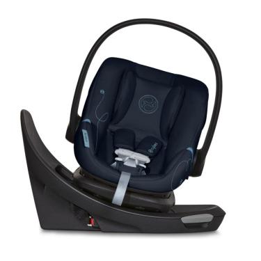 Imagem de Cadeira de Bebê para Carro com Base Giratória de 180º, Barra Anti-Rebote e Apoio de Cabeça Ajustável em 11 Posições, Cybex Aton G Swivel , Azul Oceano